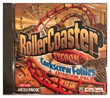 Roller Coaster Tycoon Corkscrew Follies Pc Brand New Expansion For Original RCT