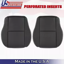 2001 to 2005 For Lexus IS300 Driver & Passenger Bottoms Leather Seat Cover Black