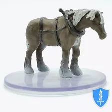 Draft Horse - Rusty Dragon Inn #26 Pathfinder Battles D&D Miniature