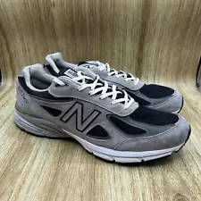 New Balance 990v4 EST. DMV Men's Size 14 D Grey Black Shoes Sneakers M990NBK4