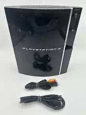 Sony PlayStation 3 Fat 60GB 4USB Backwards Compatible Console Gaming System CBEH