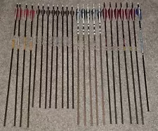 Mixed Lot of 36 Arrows Gold Tip Hunter Pro 340 & Carbon Express Heritage 350