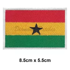 Ghana country flag embroidery patch iron sew on badge fashion badge biker