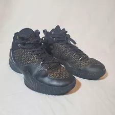 New ListingPeak Men's Sneakers Black & Gold, size 8 (smoke-free home)