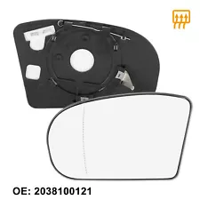 Mirror Glass Heated w/ Backing Left Side LH for Mercedes-Benz E500 E55 AMG