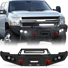 Front Bumper for 2011-2014 Chevy Silverado 2500 3500 HD Off-Road Pickup Truck (For: More than one vehicle)