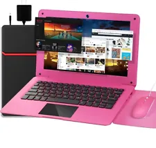 Mini 10.1'' Laptop Computer Quad Core Android 12.0 Netbook for Kids and Adults