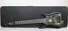 Agile Interceptor Pro 828 Electric Bass Guitar - Transparent Black flame