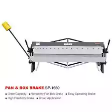 KAKA Industrial BP-1650 50-Inch Sheet Metal Pan and Box Brake, 16 GA Mild Steel