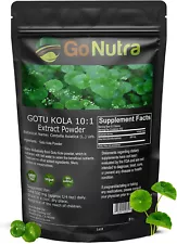 Gotu Kola Extract 10:1 Powder - 8 oz Centella Asiatica | Gotu Kola Powder NonGmo