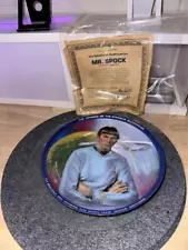 **Star Trek Collectible Plate for Sale: Mr. Spock**