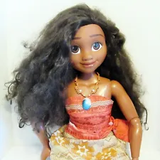 Disney MY SIZE Playdate MOANA 32” Doll Princess Posable Jakks Pacific Life Size