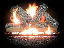 18" 24" 30" Blazing Oak Premium Decorative Vented Gas Logs (logs only)