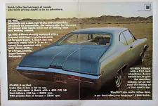 1968 Buick GS-400 Talks the Language of People Sportiest Photo Vintage Print Ad