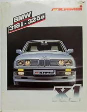 1984 BMW 318i-325e Kamei X1 Body Kit Sales Folder