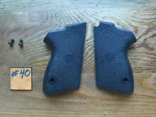 SMITH & WESSON CHIEFS SPECIAL 9MM PISTOL FACTORY RUBBER GRIPS W/ SCREWS