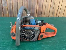 Vintage HUSQVARNA with Log Spike Chainsaw Chain Saw FOR PARTS