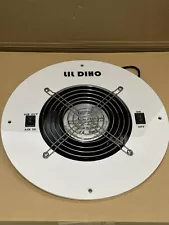 LilDiho solar attic fan- solar exhaust fan with 25W Solar Panel - white/used