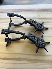 Vintage Western Spurs Horseman Cowboy Spurs For Boots Saddle