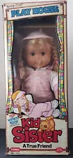 Kid Sister A True Friend Doll My Buddy Playskool Blonde Hair Wink N Blink W/box