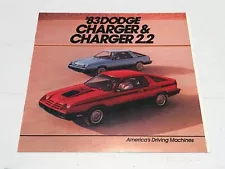 1983 DODGE CHARGER 2.2 SALES BROCHURE IN EXCELLENT CONDITION