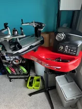 gamma progression 2 ELS tennis racket stringing machine w/stand