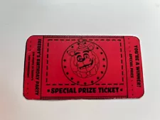 PAX West 2024 Special Prize Ticket Five Nights Freddy’s FNAF 10th BIRTHDAY RARE