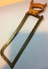 Vintage Used Bone Saw Cast Steel Warranted 14 Inch Blade