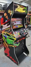 Fast and Furious Stand Up Arcade Driving Video Game Machine - 27" LCD - WORKING!