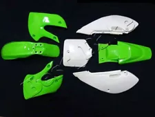 Green Body Fender Plastic Fairing Kit Kawasaki KLX110 KX65 Suzuki DRZ110