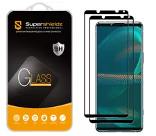 2X Supershieldz Full Cover Tempered Glass Screen Protector for Sony Xperia 5 III