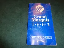 1991 MERCURY GRAND MARQUIS OWNER'S MANUAL / OWNERS GUIDE BOOK / ORIGINAL!!!