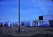 Avion RV Camper Rally Port Arthur Texas Color Photo Slide Vintage ca. 1970's