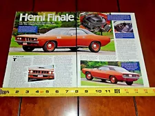 1971 HEMI CUDA ORIGINAL 1997 ARTICLE