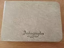 EARLY 1960'S AUTOGRAPH BOOK WITH 60'S BANDS SIGNATURES