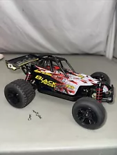 Deerc RC Truck 1:18 2.4GHz 4WD Off-Road RC Car 40KM/h Black Ghost Dune Buggy