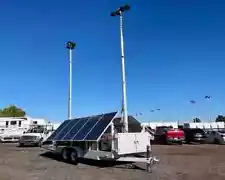 DC Solar Trailer 110 And 220 Volt 2018 local pick up Light tower