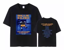 100% Cotton Billie Eilish New Album Hit Me Hard and Soft T-shirt Concert 2024