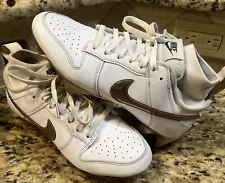 EUC Nike Vapor Edge Dunk Kyler Murray LE Football Cleat White Rose Gold Size 7.5