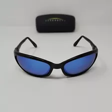 Costa Del Mar HR 11 Harpoon Sunglasses Black Blue Mirror Polarized Lenses *READ*