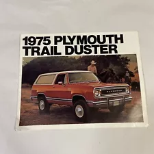 1975 Plymouth Trail Duster Sales Brochure - Original