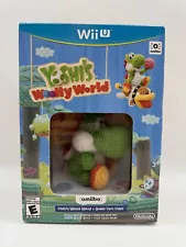 Yoshi's Woolly World Green Yoshi amiibo Bundle for Nintendo Wii U **BRAND NEW**