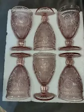 Kingrol vintage water goblets, 10 oz, set of 6. Good for any cold beverage.