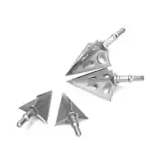 3/6/12pcs Archery Broadhead 100 Grain Stainless Alloy Arrowhead 3 Fixed