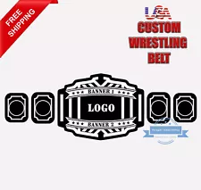 New ListingCustom Championship Belt Heavyweight Adult Fully Customized Belt For All Sports