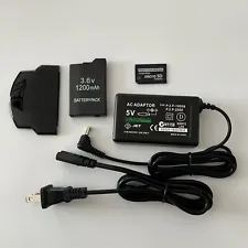 QUALITY Sony PSP 2000 PSP 3000 Kit - Battery, Charger, Cover, 64gb Memory Card