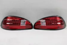 FITS 97-03 PONTIAC GRAND PRIX RED/CLEAR FULL LED TAIL LIGHTS REAR BRAKE LAMP SET