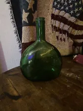 Vineyards VINTAGE Green Glass Wine Bottle Jug with Cork