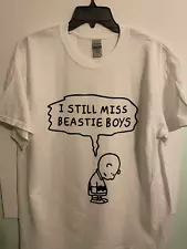 I Still Miss Beastie Boys T shirt Parody New Retro 90s 80s Hip Hop Rock OG 420