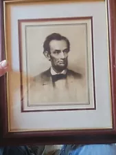 Rare Abraham Lincoln Original Lithograph